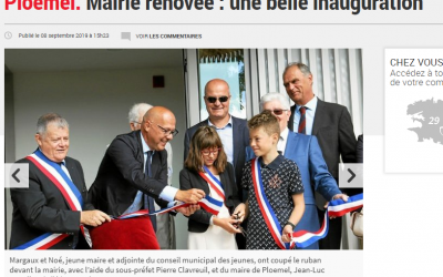 Inauguration de la nouvelle mairie de Ploemel