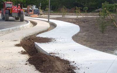 Aménagement paysager du carrefour de Kerabus à Plouhinec (56)