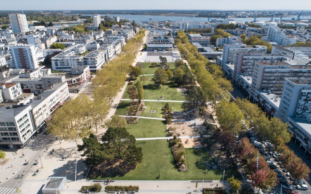Miroir d’eau et Parc Jules Ferry de Lorient, réalisations récompensées par les Victoires du Paysage 2020