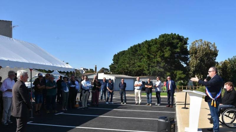 Inauguration à Locmiquélic, la boucle PMR et la voie verte de Pen Mané